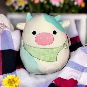 Belana the Cow w/ Green Bandana 11” Squishmallows Original